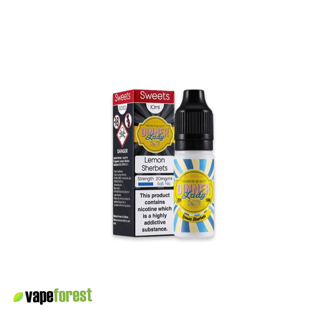Dinner Lady   Nic Salts E-Liquid   Lemon Sherbets - E-Liquids