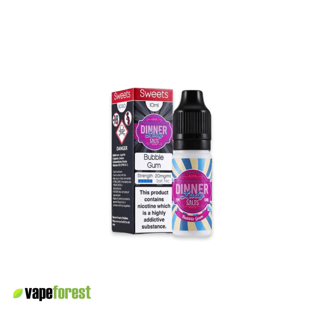 Dinner Lady   Nic Salts E-Liquid   Bubble Gum - E-Liquids