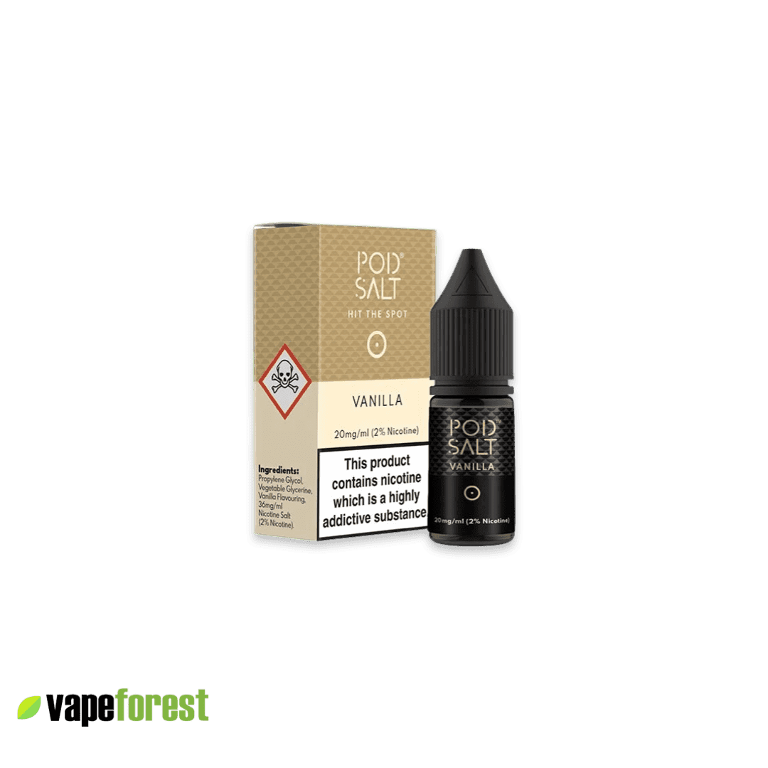 Pod Salt   Nic Salt E-Liquid   Vanilla - 10ml E-Liquid
