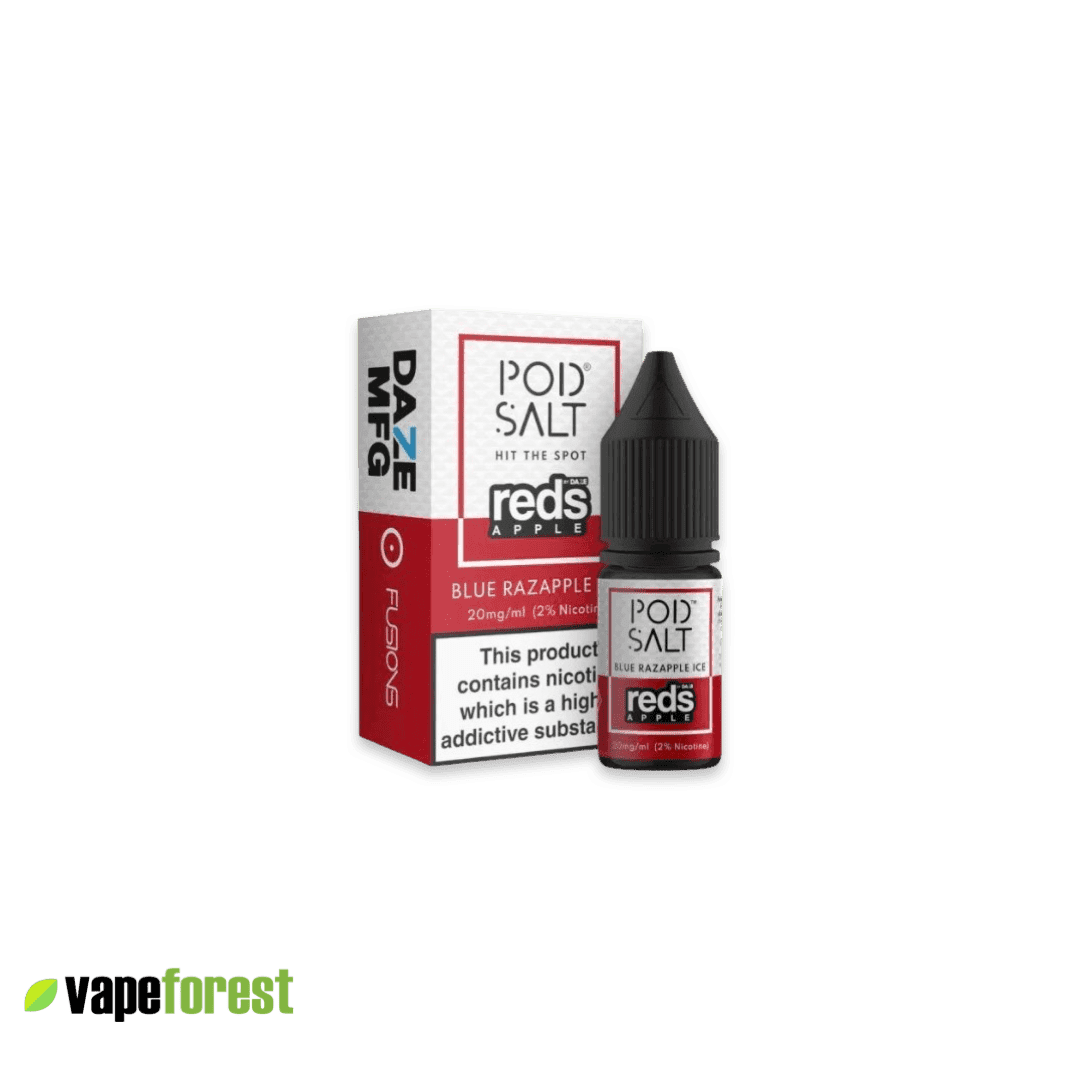 Pod Salt   Nic Salt E-Liquid   Blue Razapple Ice - 10ml E-Liquid