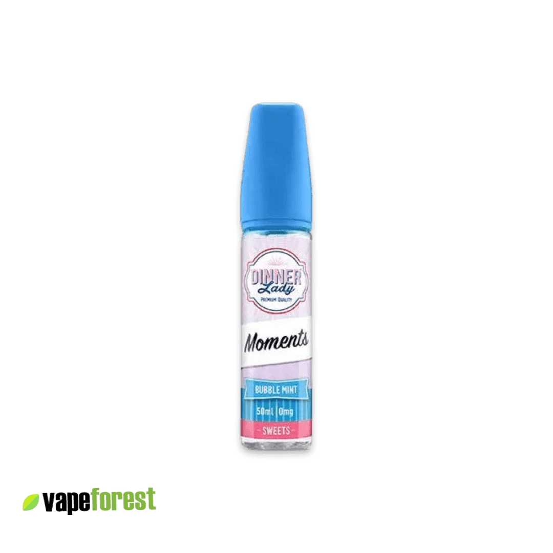 Dinner Lady Moments   Bubble Mint   Short Fill 50ml - E-Liquids