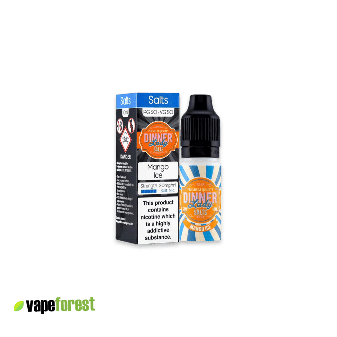 Dinner Lady   Nic Salts E-Liquid   Mango Ice - E-Liquids