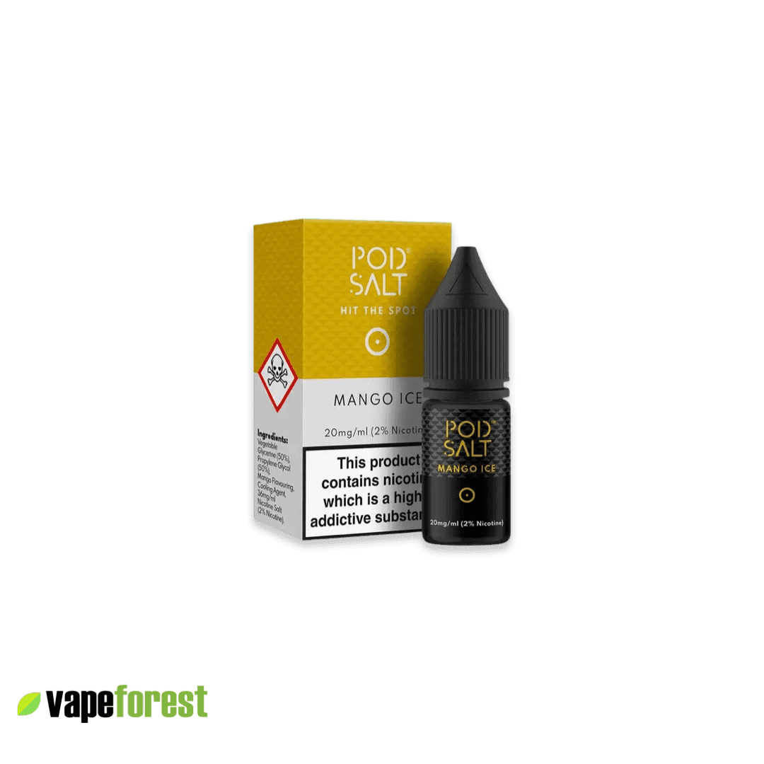 Pod Salt   Nic Salt E-Liquid   Mango Ice - 10ml E-Liquid