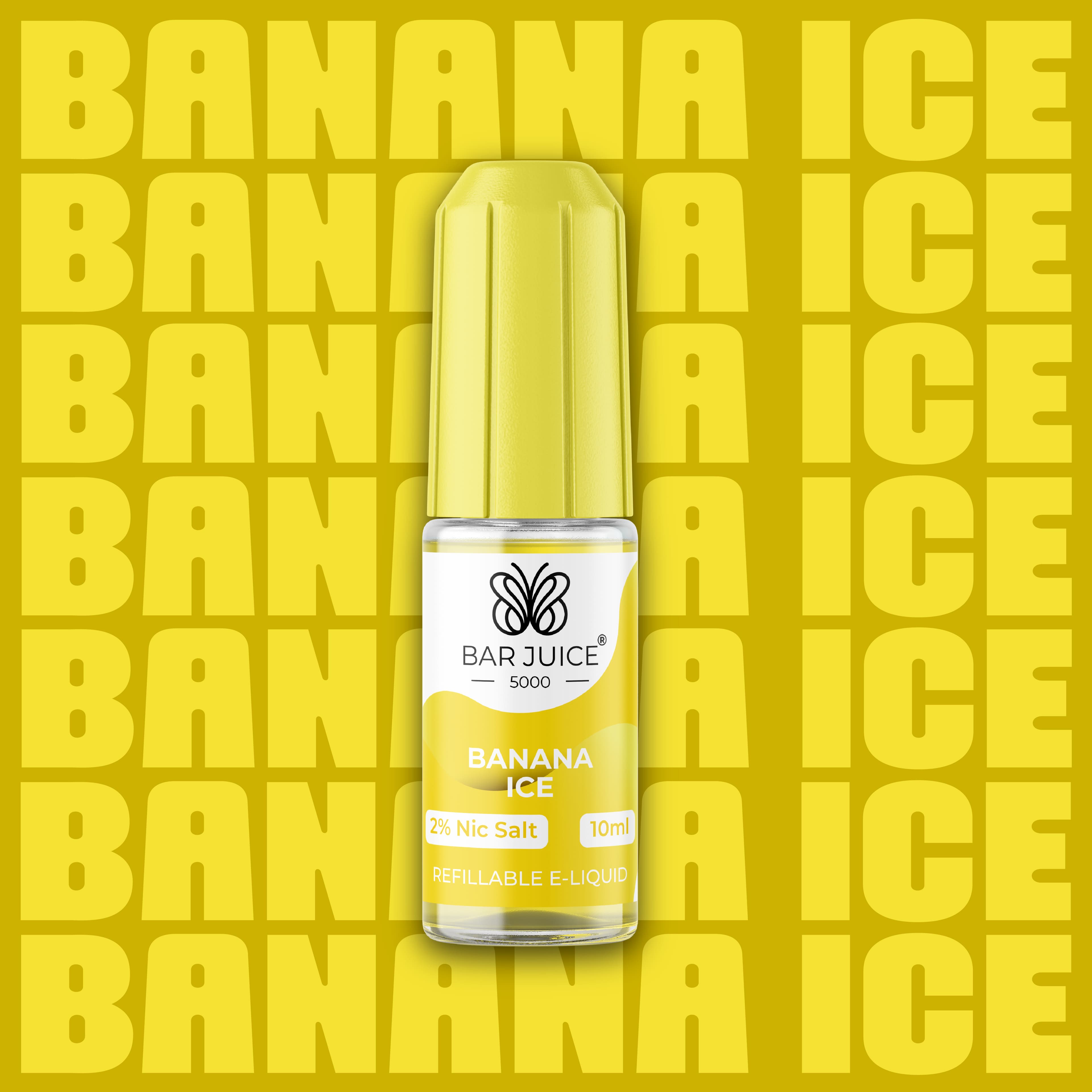 Banana Ice Bar Juice 5000 - Nic Salt E Liquid - View 4