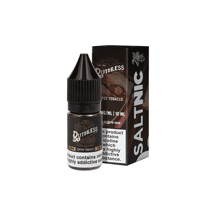 Coffee Tobacco by Ruthless  10ml Nic Salt E-liquid - E-Liquids