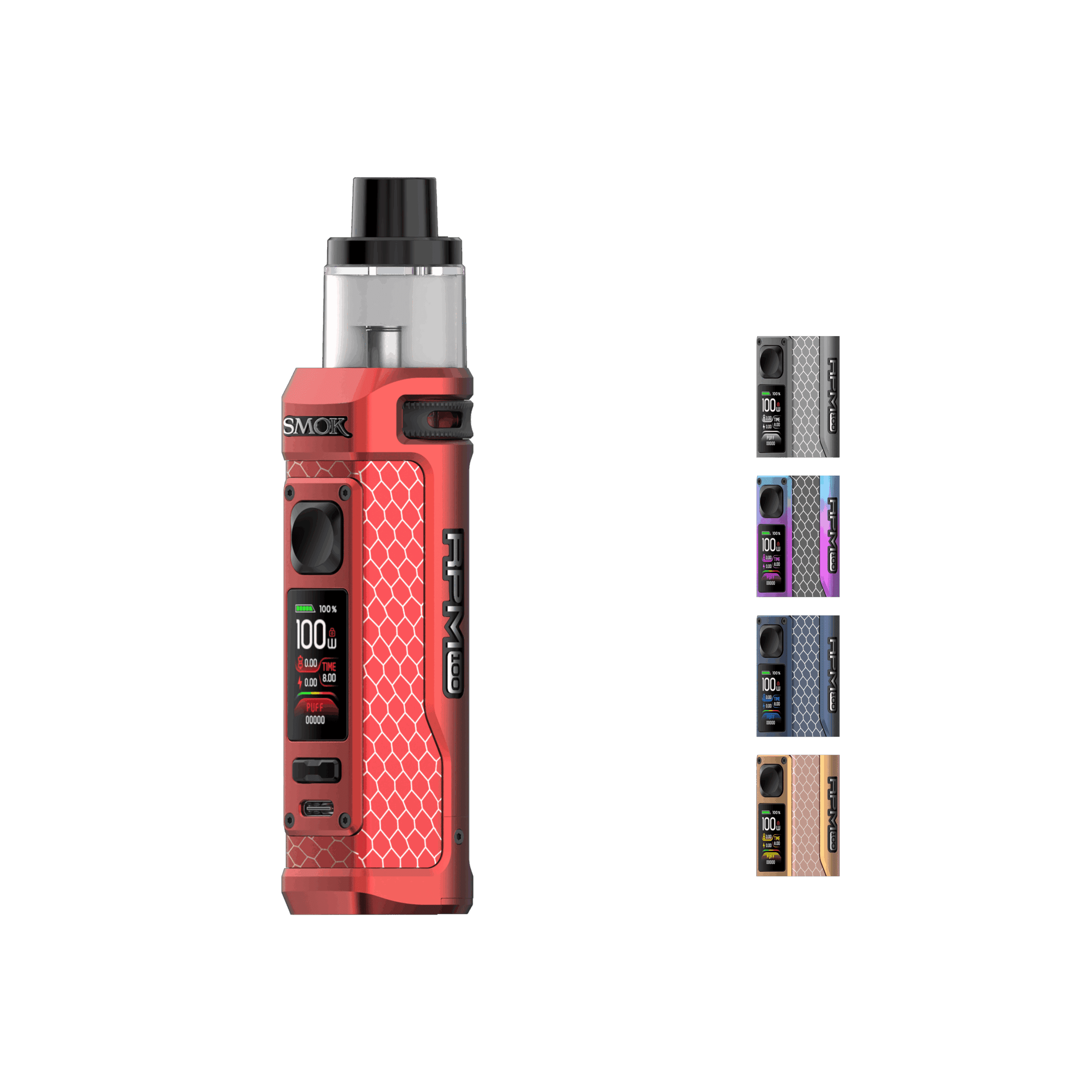 Smok RPM 100 Pod Kit - 18650 Batteries Vape Kits