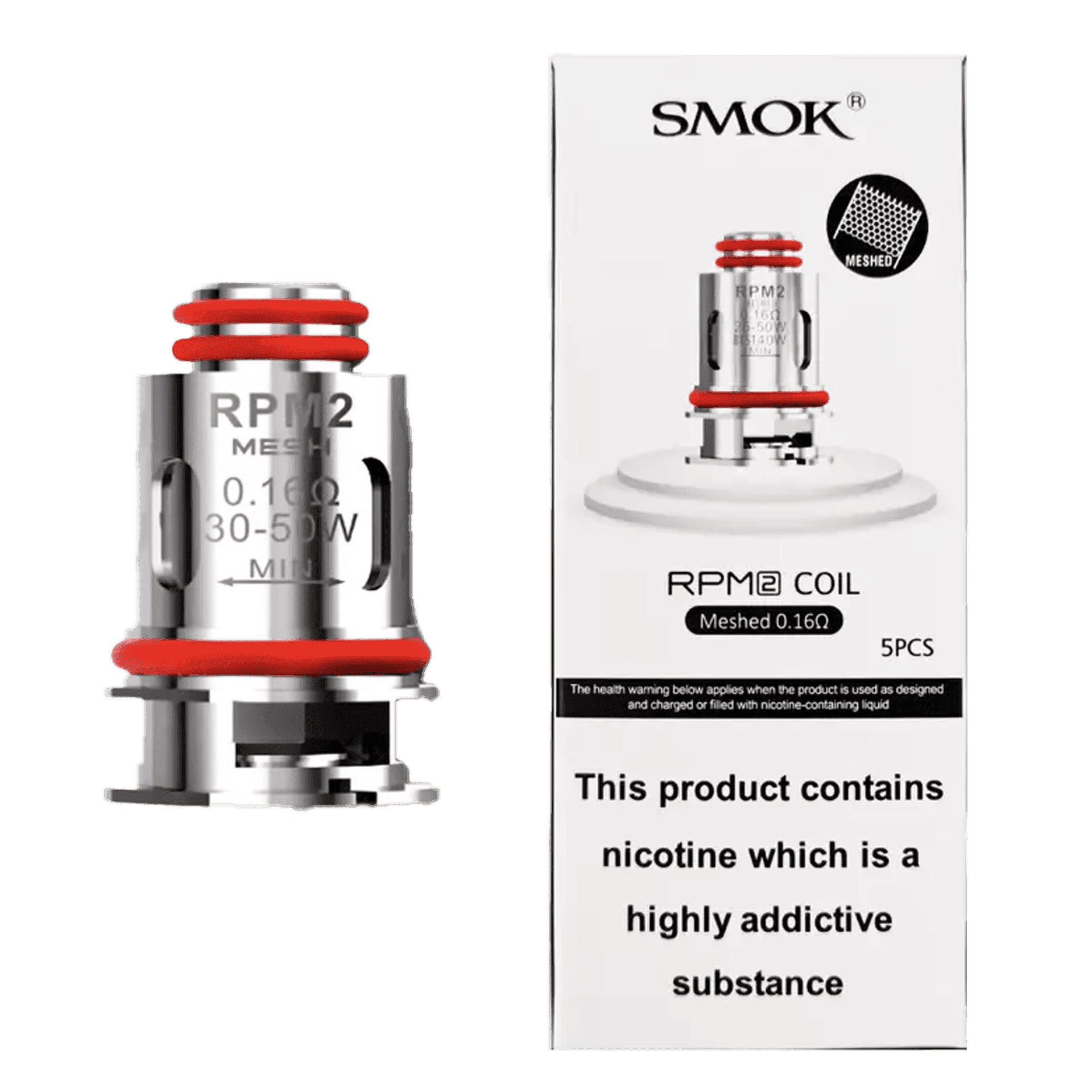 Smok RPM 2 Replacement Coils - Pack of 5 - Coils