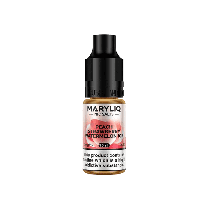 Peach Strawberry Watermelon Ice by Lost Mary Maryliq - 10ml Nic Salt E-liquid - E-Liquids