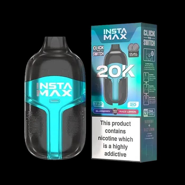 Insta Max 20K Blueberry Razz Lemon