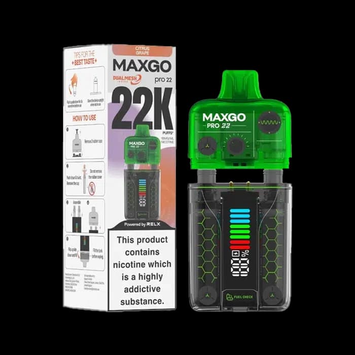 Relx Maxgo Pro 22k Citrus Grape