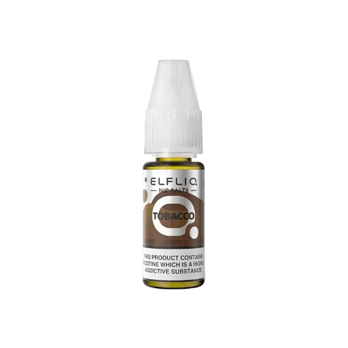 Tobacco Elfliq by Elf Bar - 10ml Nic Salt E-liquid - E-Liquids