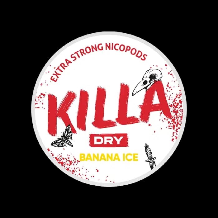 Killa Dry Banana Ice Nicotine Pouches - Killa Nicotine Pouches