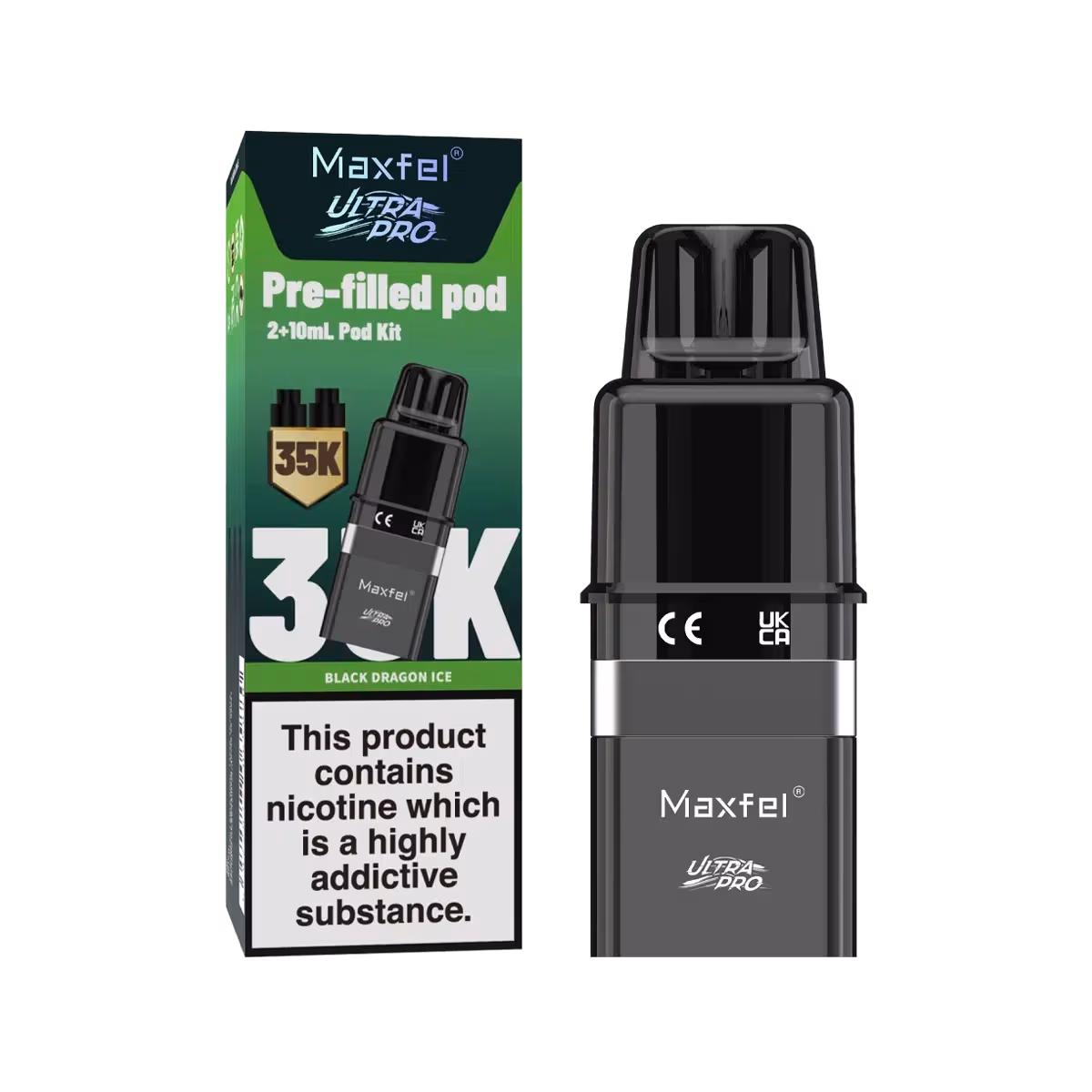 Maxfel Ultra Pro Prefilled Pod-Black Dragon Ice