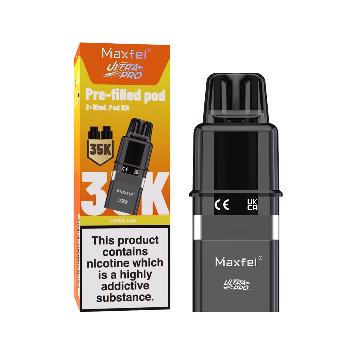 Maxfel Ultra Pro Prefilled Pod -Lemon Lime