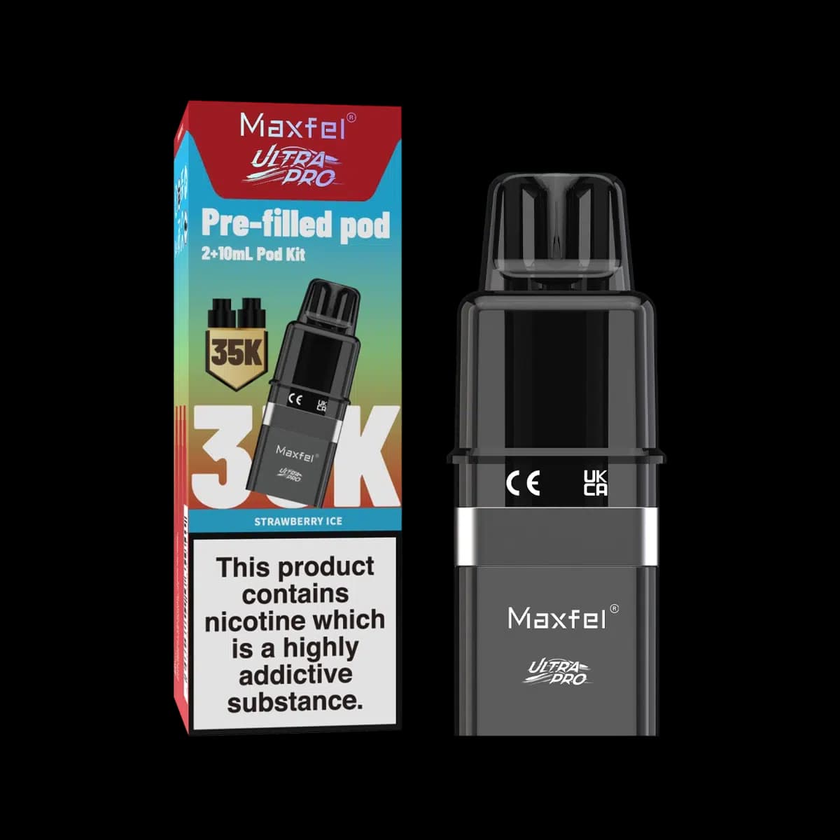 Maxfel Ultra Pro Prefilled Pod-Strawberry Ice