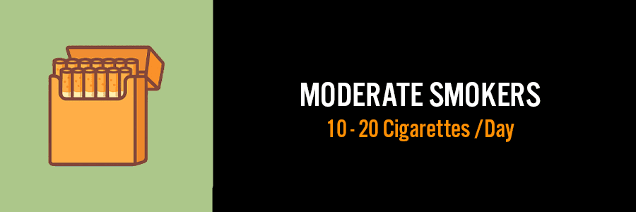 Moderate smokers Nic Salt Recommendation