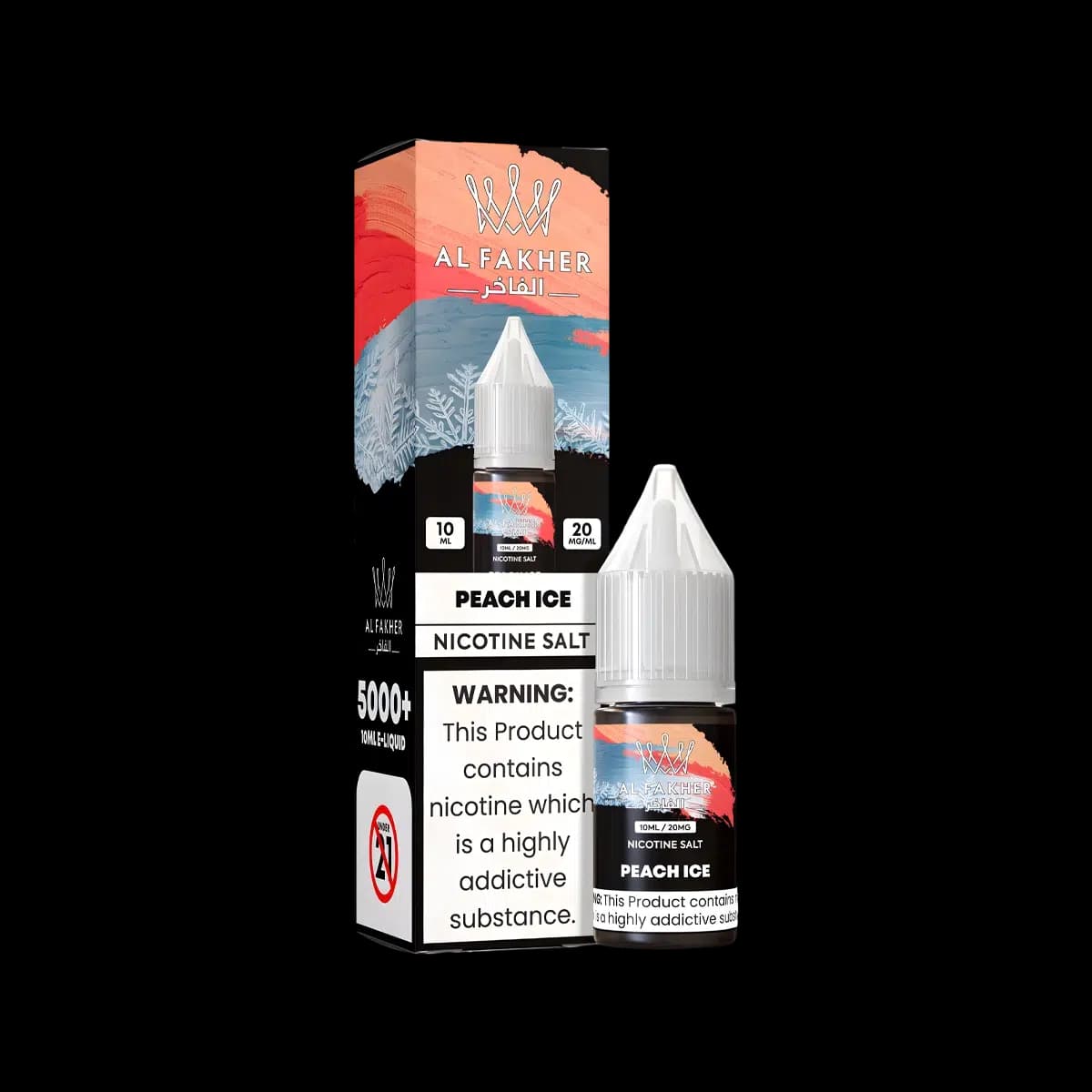 Peach Ice Nic Salt E-Liquid by Al Fakher 10ml - 10mg E-Liquid