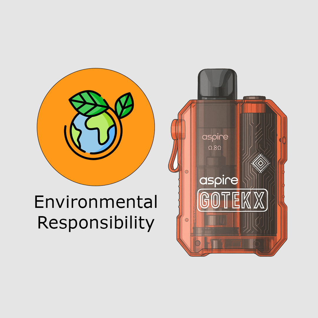 Refillable Vape are environment friendly