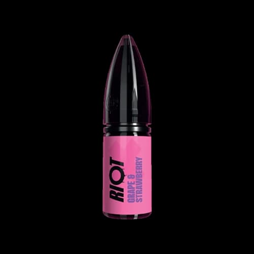 Grape   Strawberry Nic Salt E-liquid by Riot X - 10mg E-Liquid