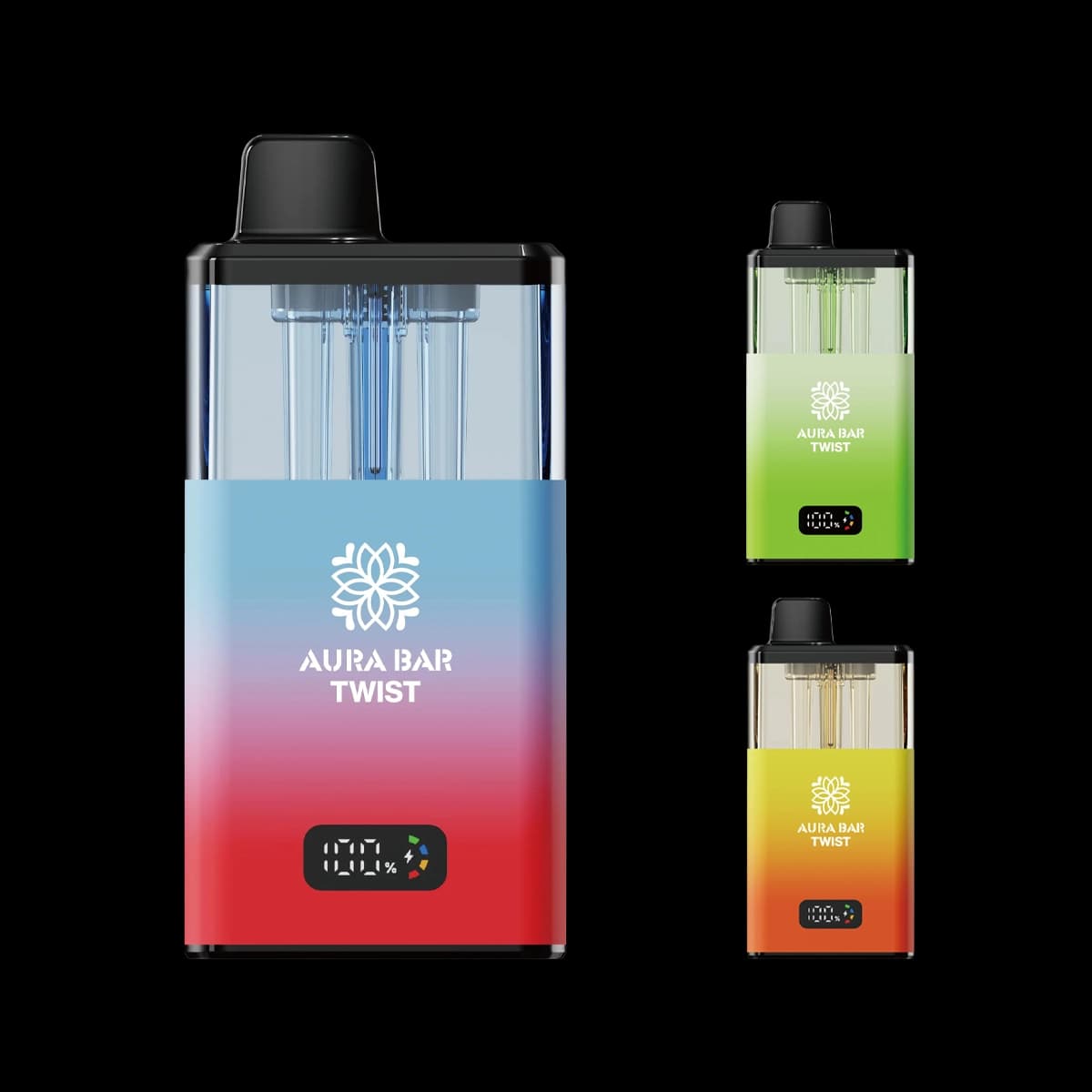 Crystal Prime Aura Bar Twist 40K Puffs Prefilled Vape Kit - 40000 Puffs Disposable Vape Alternatives