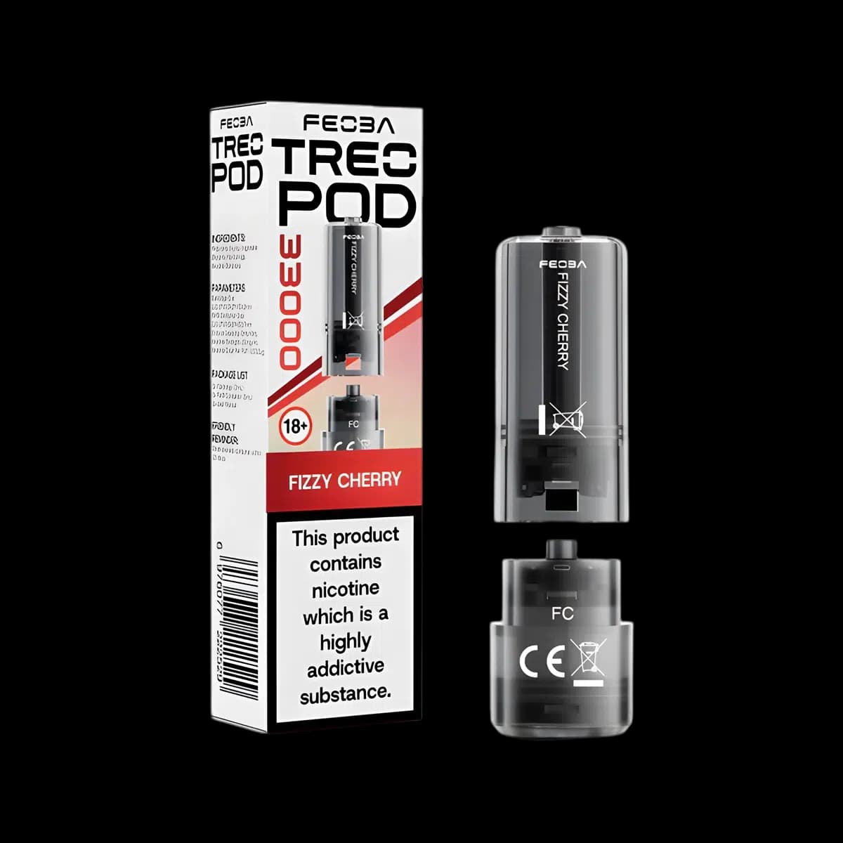 Fizzy Cherry-Feoba Treo 33K Prefilled Pods