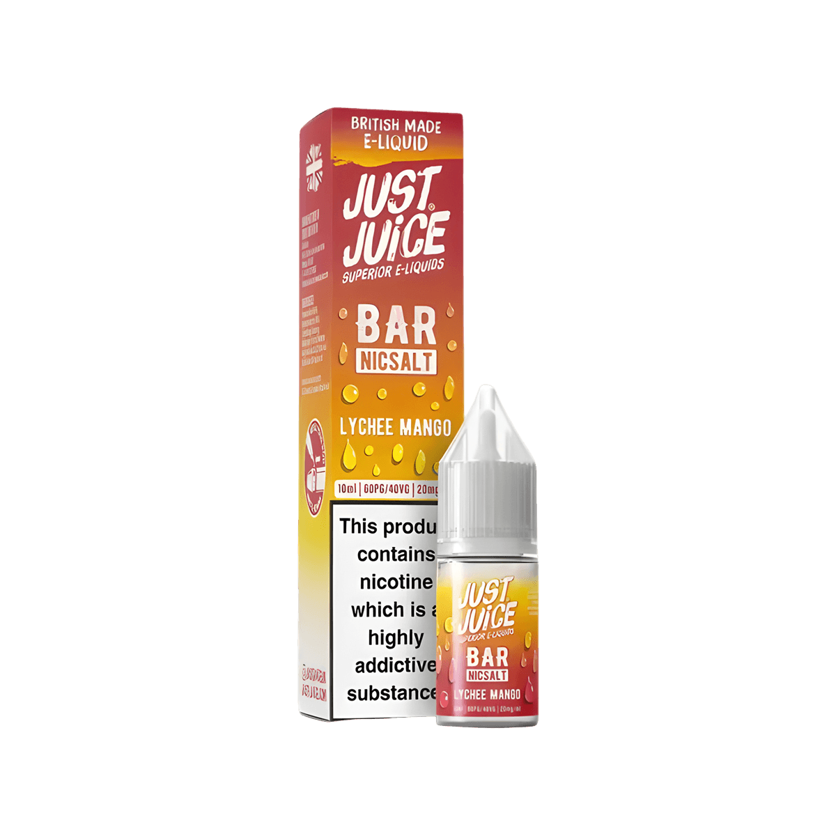 Lychee Mango Nic Salt E-Liquid by Just Juice Bar - E-Liquids