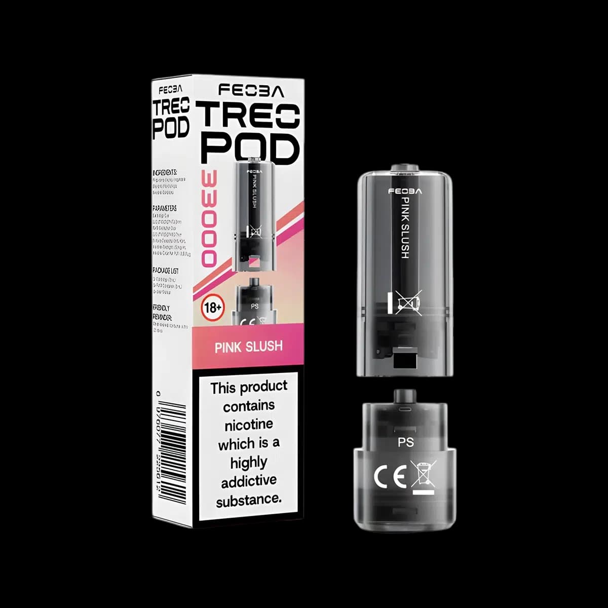 Pink Slush-Feoba Treo 33K Prefilled Pods