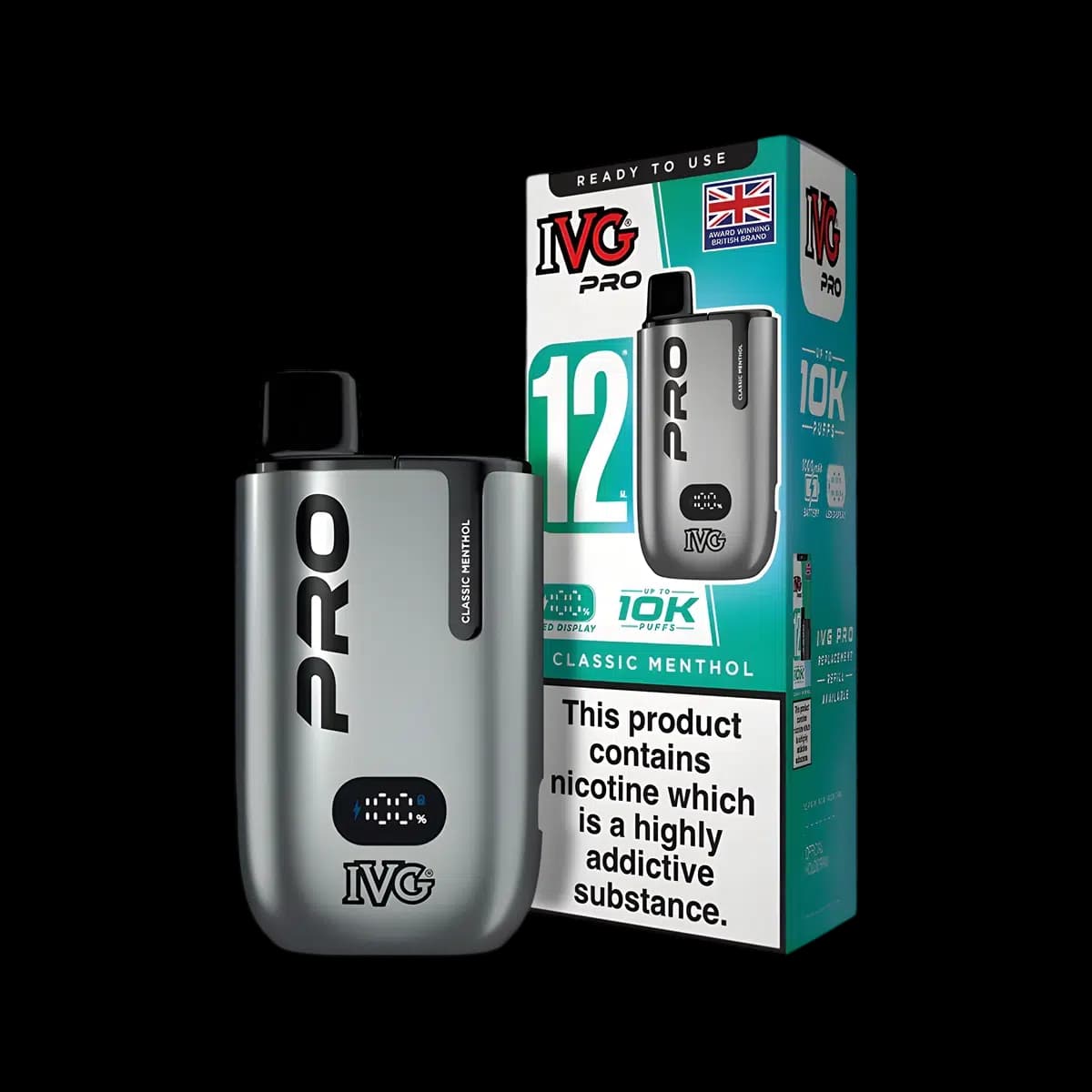 Classic Menthol-IVG Pro 12 Vape Kit