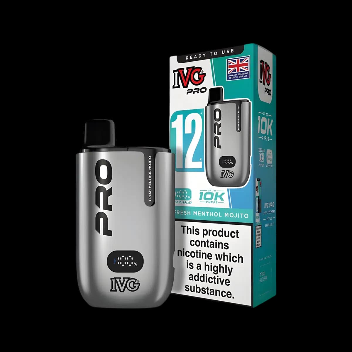 Fresh Menthol Mojito-IVG Pro 12 Vape Kit