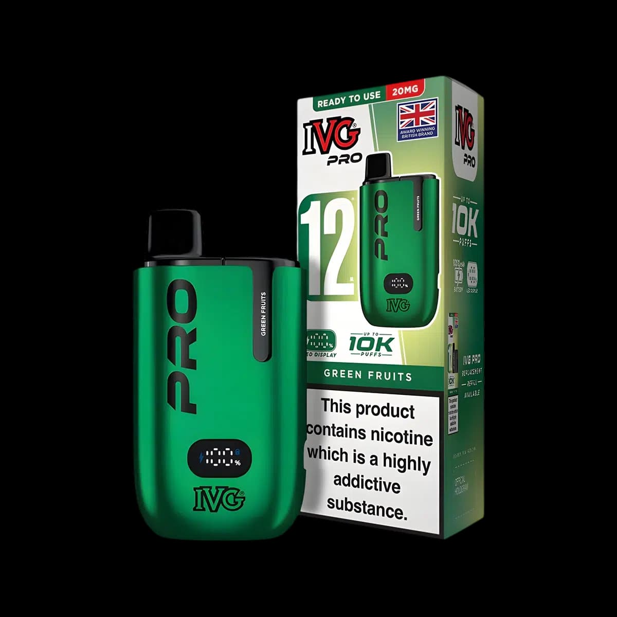 Green Fruits-IVG Pro 12 Vape Kit