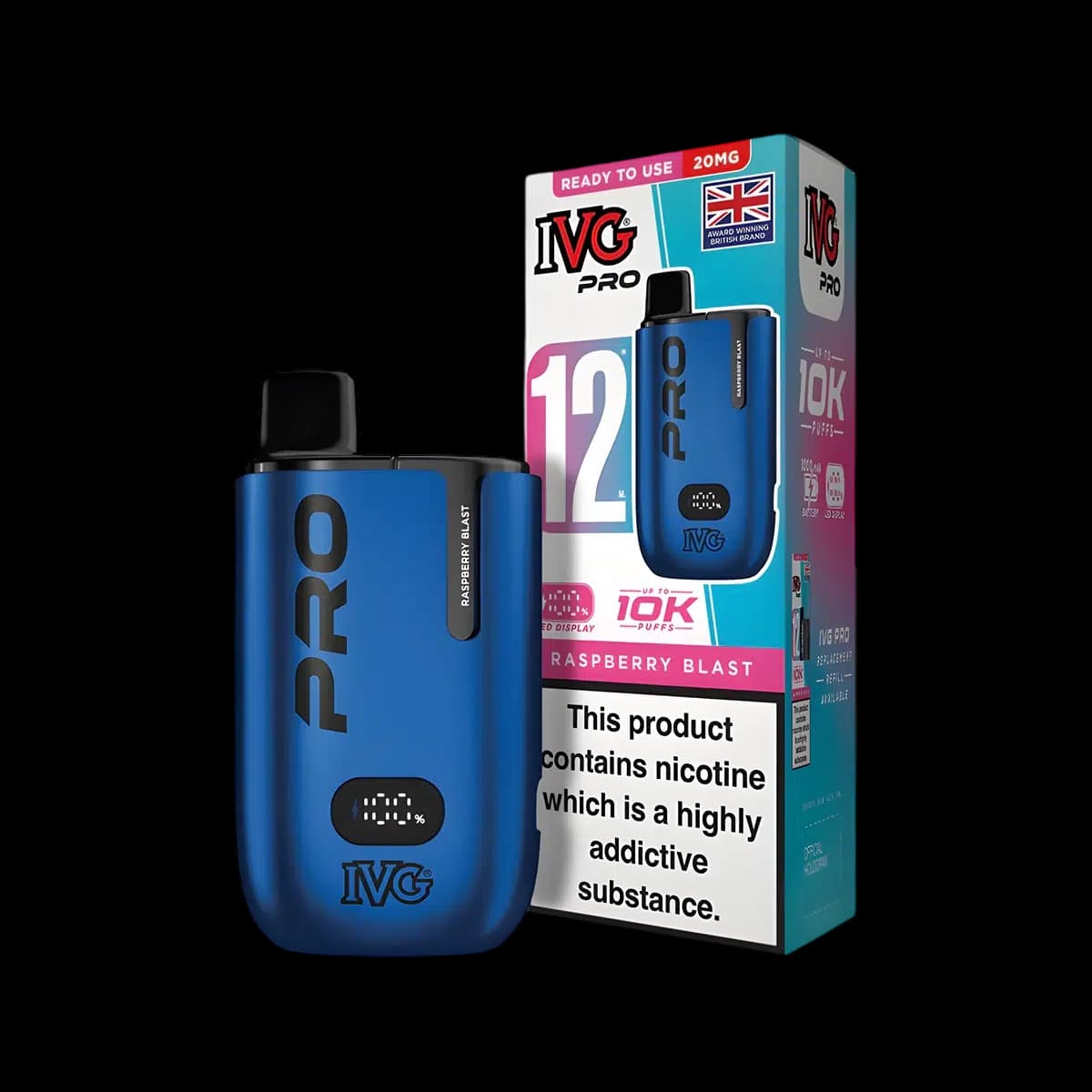 Raspberry Blast-IVG Pro 12 Vape Kit