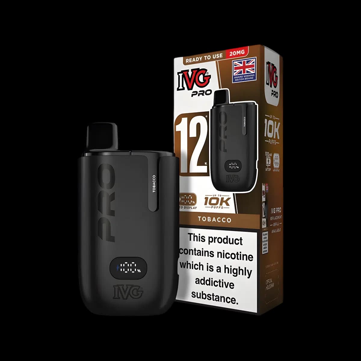 Tobacco-IVG Pro 12 Vape Kit