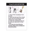 Filling E-Liquid Instruction