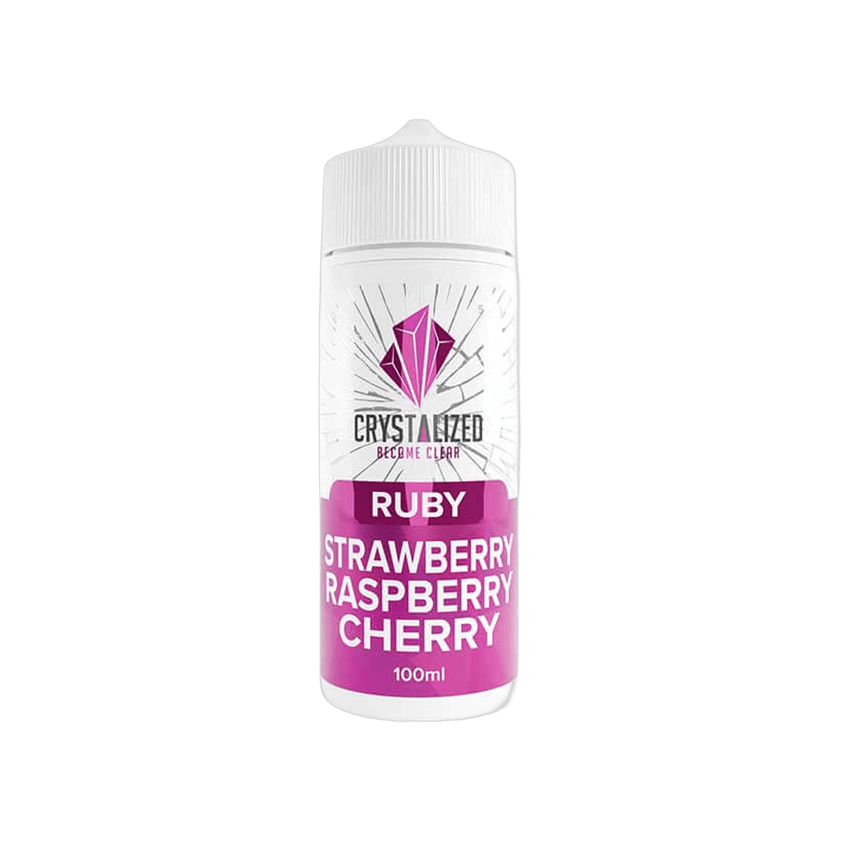 Ruby Strawberry Raspberry Cherry Shortfill E-Liquid by Crystalized 100ml - E-Liquids