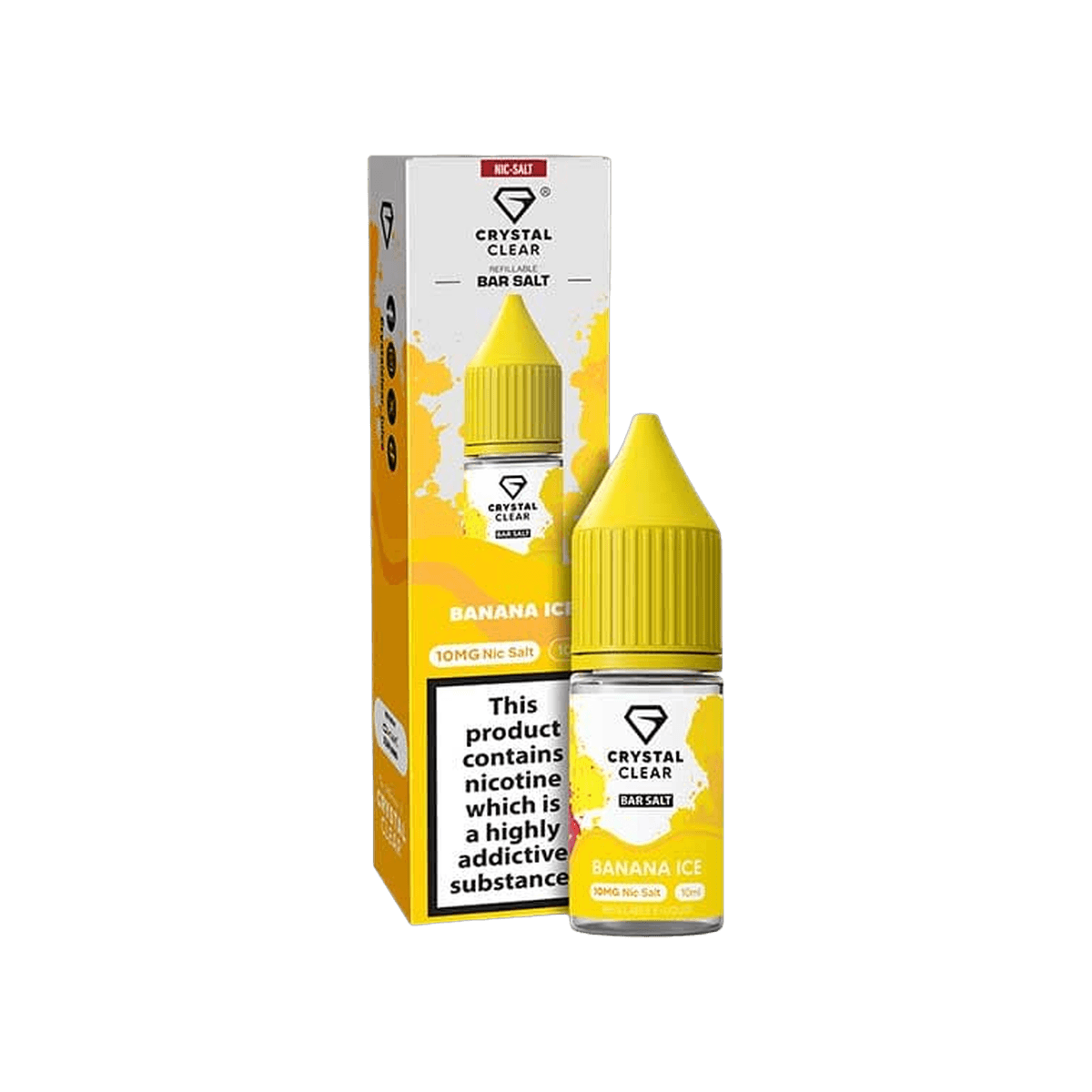 Banana Ice Nic Salt E-Liquid by Crystal Clear - E-Liquids