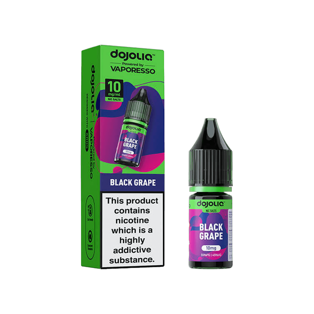 Black Grape Nic Salt E-Liquid by Dojoliq - E-Liquids