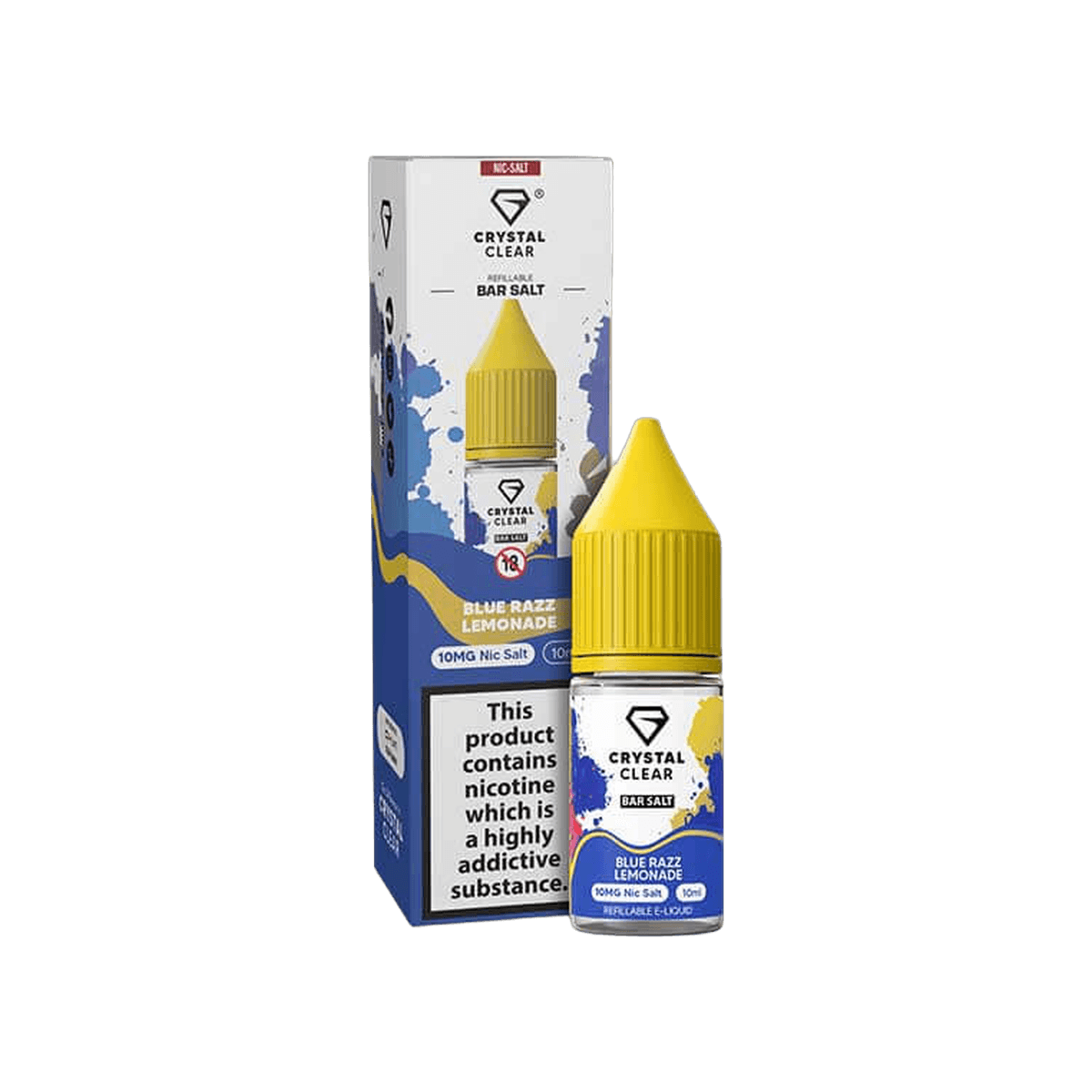 Blue Razz Lemonade Nic Salt E-Liquid by Crystal Clear - E-Liquids