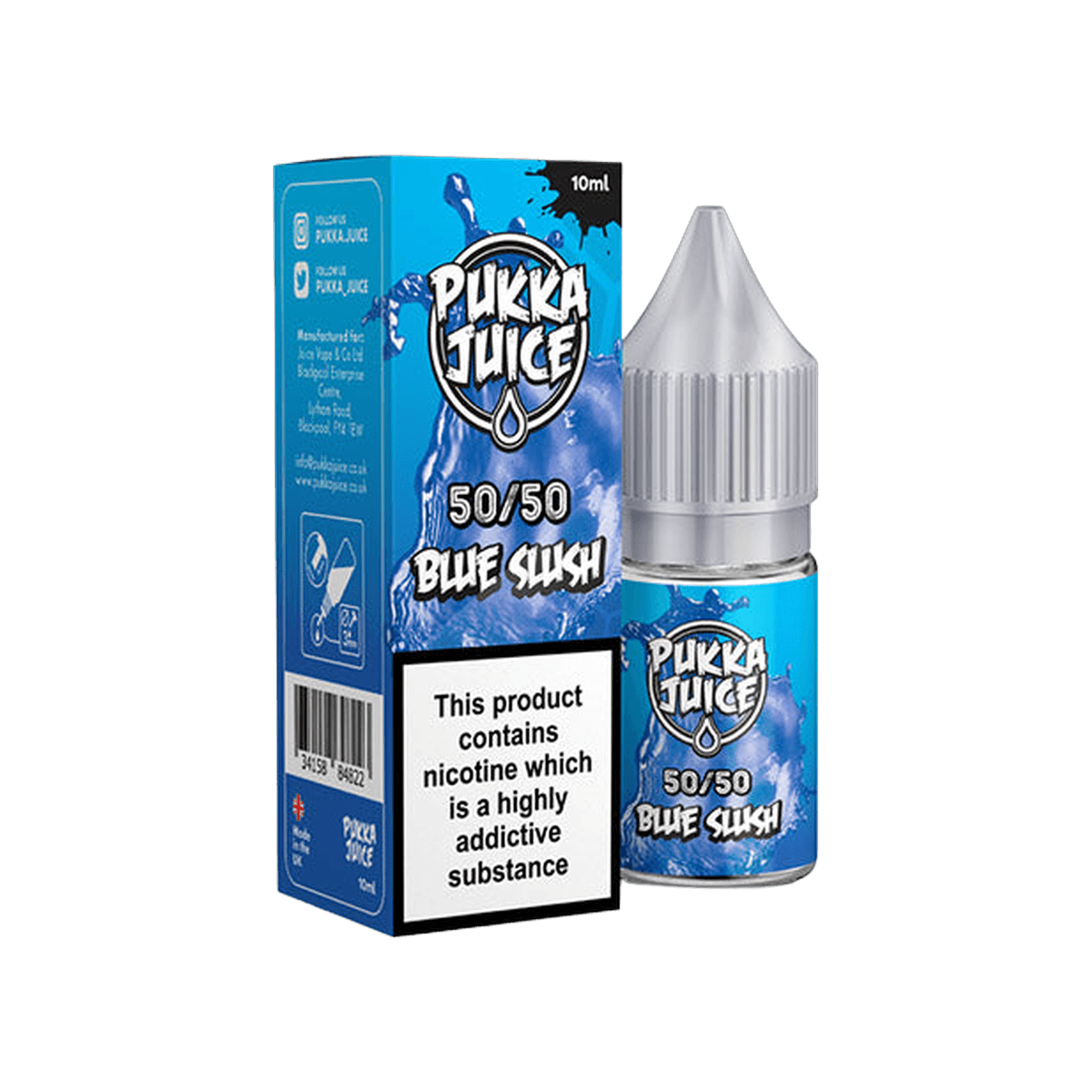 Blue Slush 50 50 E-Liquid by Pukka Juice - E-Liquids
