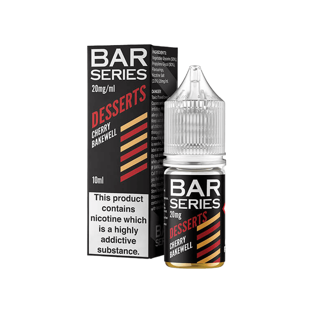 Cherry Bakewell Nic Salt E-Liquid by Bar Series Desserts - E-Liquids