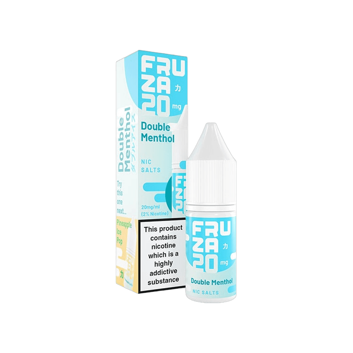 Double Menthol Nic Salt E-Liquid by Fruza - E-Liquids