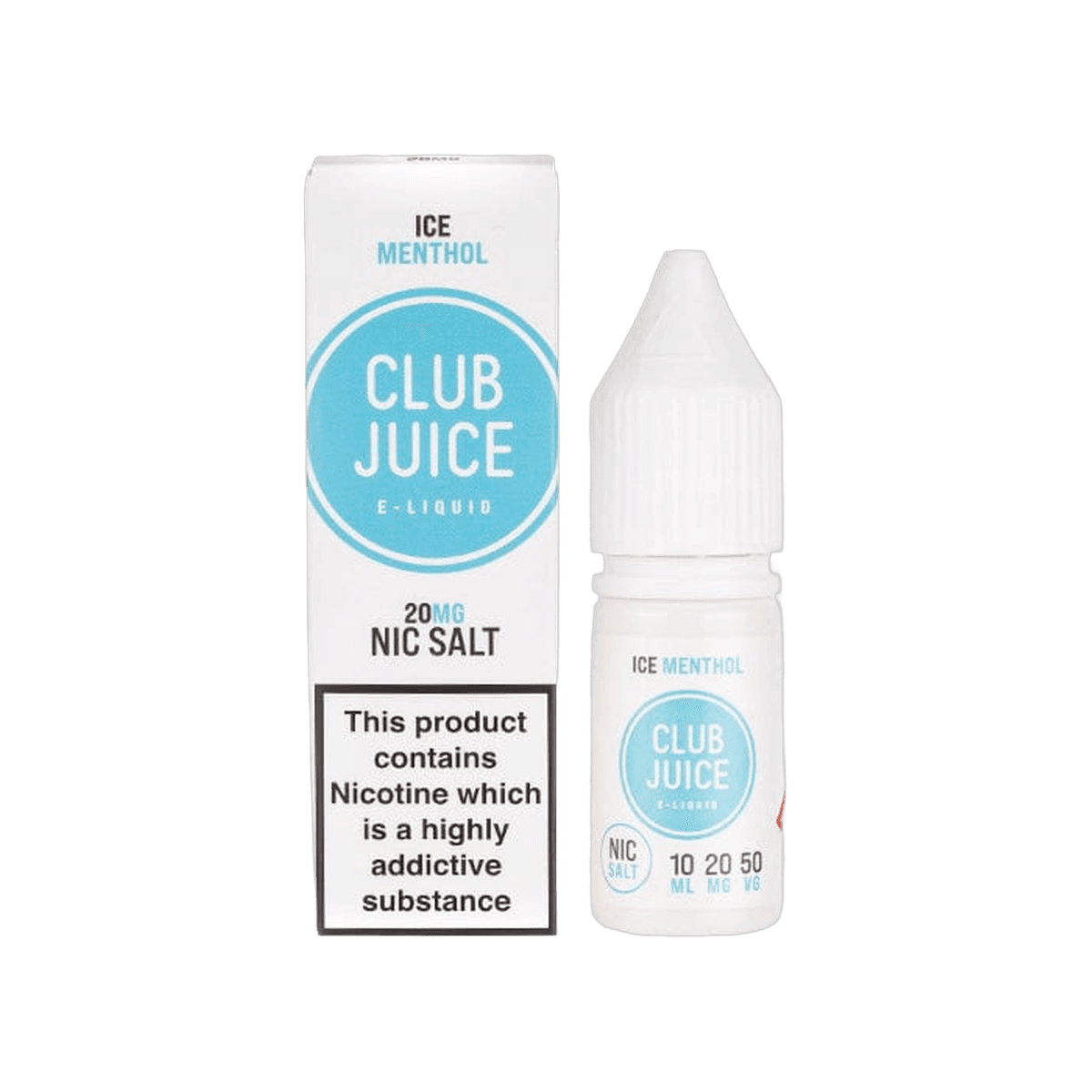 Ice Menthol Nic Salt E-Liquid by Club Juice - E-Liquids