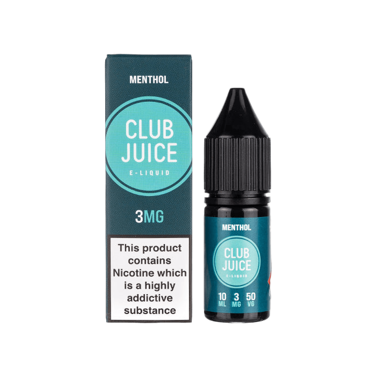 Menthol 50 50 E-Liquid by Club Juice - E-Liquids