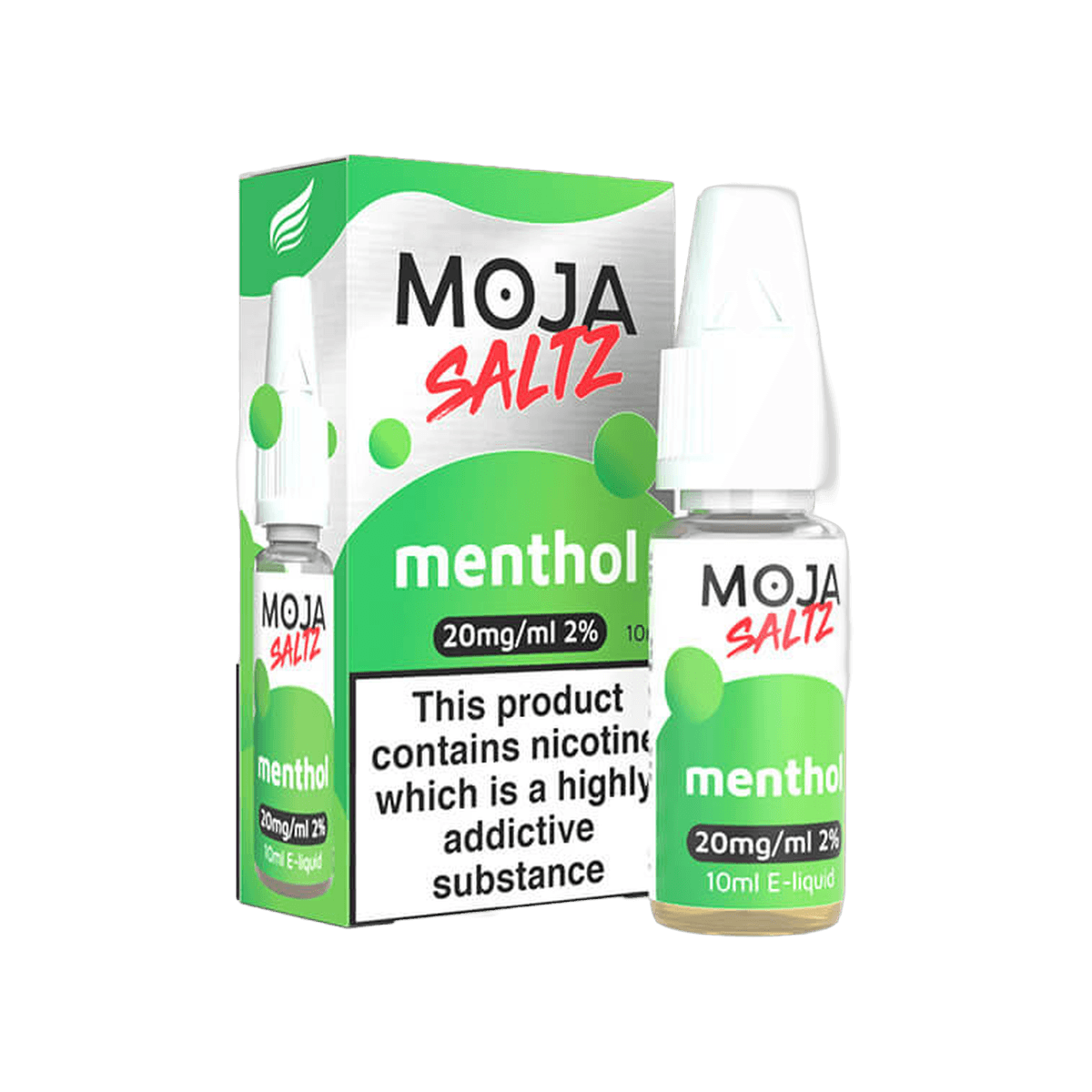 Menthol Nic Salt E-Liquid by Moja Saltz - E-Liquids