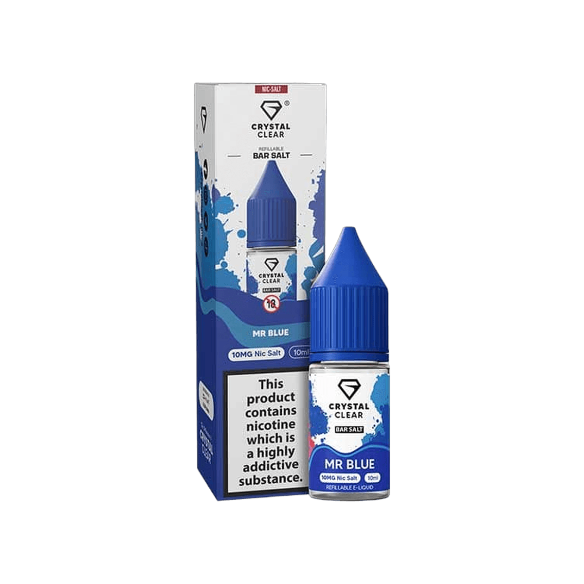 Mr Blue Nic Salt E-Liquid by Crystal Clear - E-Liquids