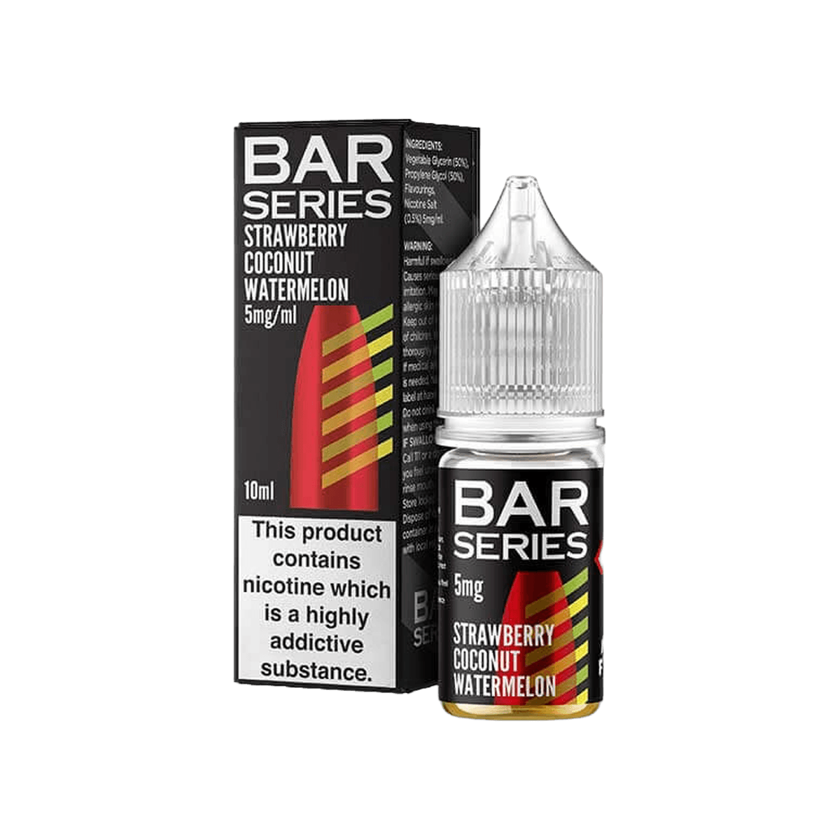 Strawberry Coconut Watermelon Nic Salt E-Liquid by Bar Series - E-Liquids