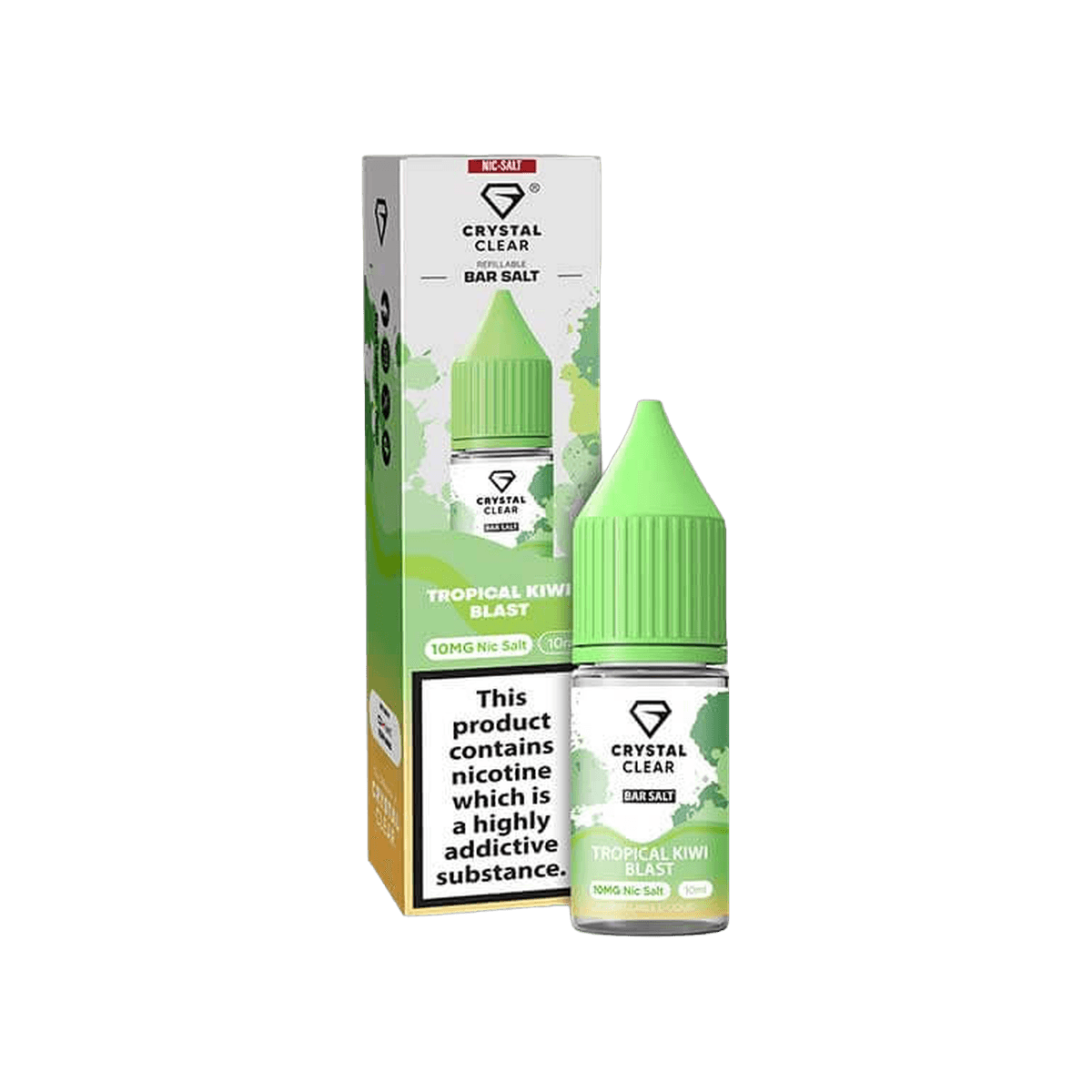 Tropical Kiwi Blast Nic Salt E-Liquid by Crystal Clear - E-Liquids