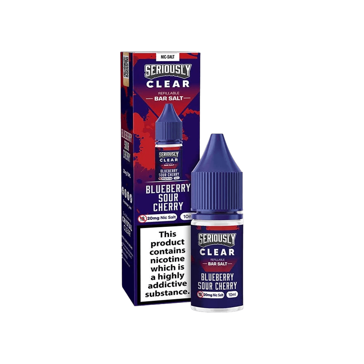 Blueberry Sour Cherry Crystal Clear Nic Salt