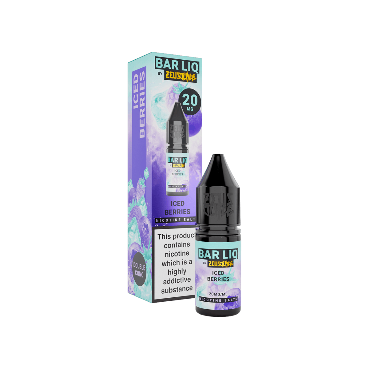 Iced Berries Nic Salt E-Liquid by Bar Liq - 10mg E-Liquid
