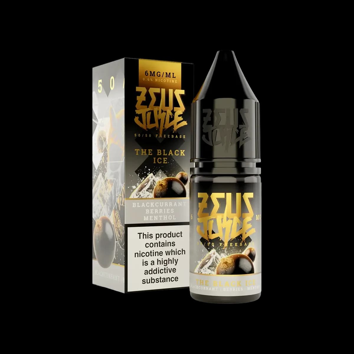 The Black Ice E-Liquid by Zeus Juice - E-Liquids