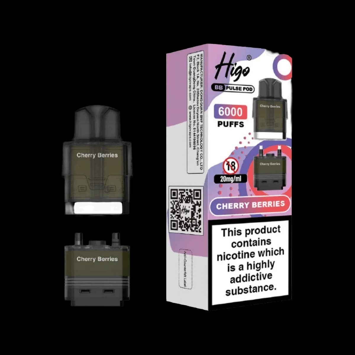 Higo BB Pulse 6000 Refill Pods - Pre-Filled Vape Pods